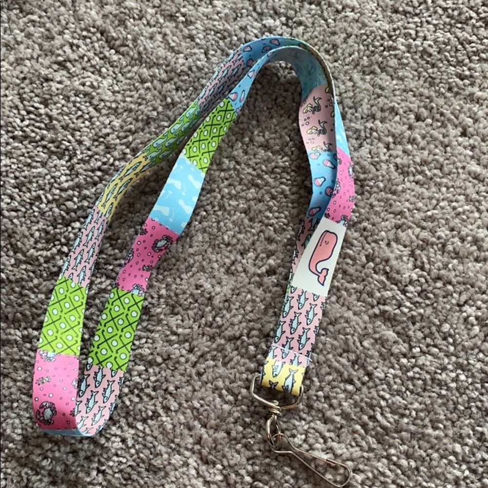 Vineyard Vines patchwork lanyard